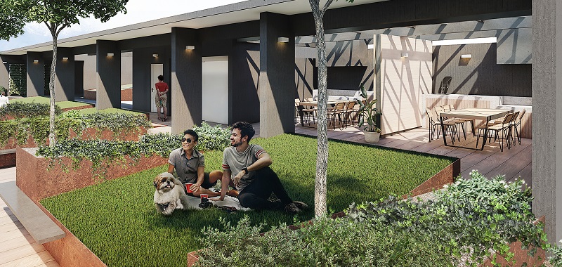 Jardines interiores en edificios